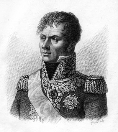 Marshal Laurent, Marquis de Gouvion-Saint-Cyr (1764-1830). Engraved by Ambroise Tardieu in 1818. Stella Collection. by Ambroise Tardieu