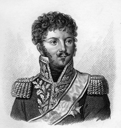 Louis Pierre de Montbrun, Knight and Count of Montbrun. Engraved by Ambroise Tardieu in 1818. Stella Collection by Ambroise Tardieu