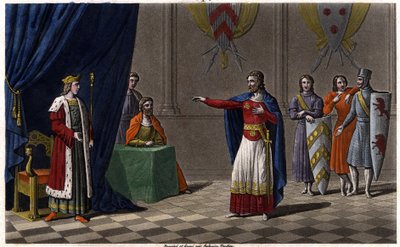Louis V le Faineant Proclaimed King of France by Ambroise Tardieu