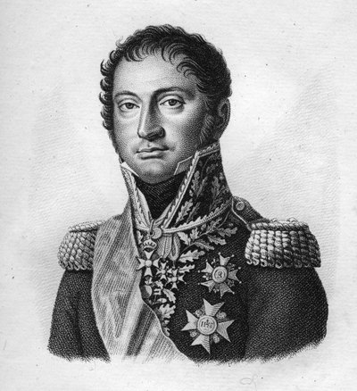 Marshal Reille. Honoré Charles, Count Reille Marshal of France - in Portraits of the French generals following the victories and conquests of the French. Engraved by Ambroise Tardieu in 1818. Stella Collection by Ambroise Tardieu