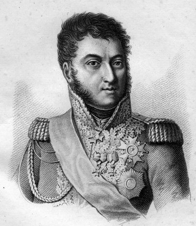 Marshal Suchet. Louis Gabriel (Louis-Gabriel) Suchet (1770-1826), Duke of Albufera Maréchal of France. in 