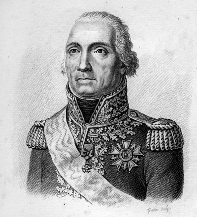Marshal of Moncey, Bon Adrien Jeannot de Moncey, Duke of Conegliano, Marshal of France (1754-1842). Engraved by Ambroise Tardieu in 1818. Stella Collection. by Ambroise Tardieu