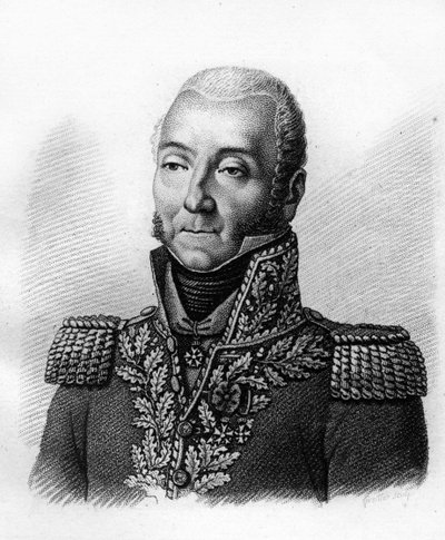 Portrait of General Jérôme Soules (1760-183). Engraved by Ambroise Tardieu in 1818. Stella Collection. by Ambroise Tardieu