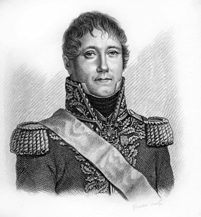 Portrait of General Jean Gabriel Marchand. Engraved by Ambroise Tardieu in 1818. Stella Collection by Ambroise Tardieu