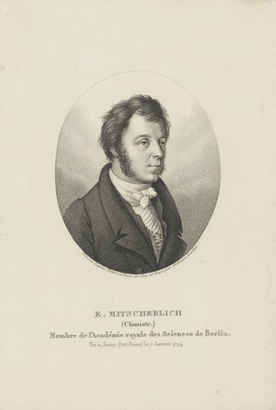 Portrait of Eilhard Mitscherlich by Ambroise Tardieu