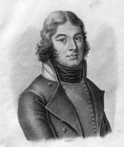 General Lazare Louis Hoche (1768-1797). Engraved by Ambroise Tardieu in 1818. Stella Collection. by Ambroise Tardieu