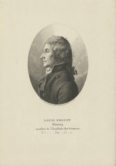 Portrait of Joseph Louis Proust 1754-1826, c. 1800 by Ambroise Tardieu