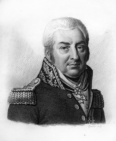 Portrait of the general Nicolas Antoine Sanson. 1756-1824.- in 