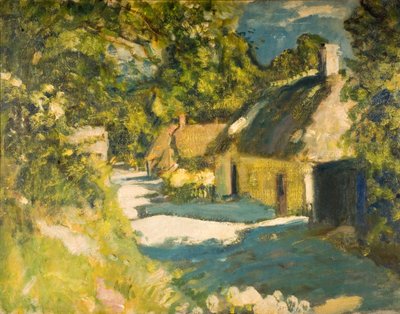 Cottages at Aldbourne by Ambrose McEvoy