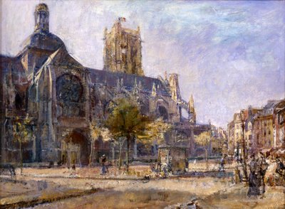 St. Jacques, Dieppe by Ambrose McEvoy