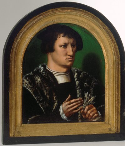 Portraits of Cornelius Duplicius de Scheppere and His Wife Elizabeth Donche by Ambrosius Benson