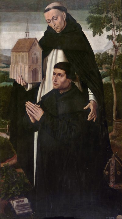 Saint Thomas Aquinas and a Donor by Ambrosius Benson