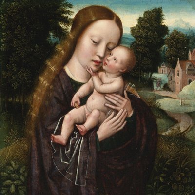 Virgin and Child by Ambrosius Benson