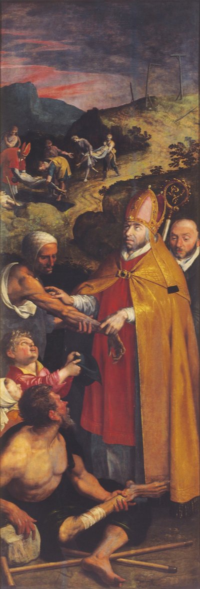 Saint Eligius Helps the Lame and Buries the Dead by Ambrosius the Elder Francken or Franck