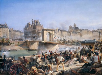 Attack on the Hotel de Ville and Combat on the Pont d