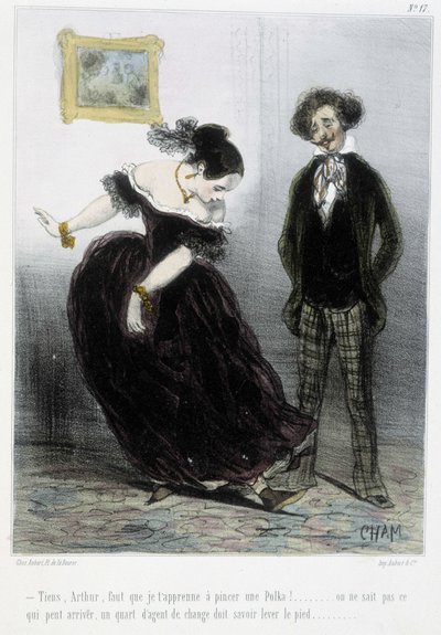 Caricature - in “Madeleines” by Cham, v.1870-1880 by Amédée de Noé