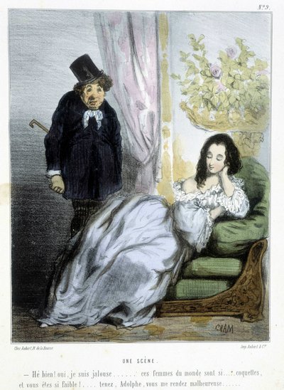 A Scene - in “Madeleines” by Cham, v.1870-1880 by Amédée de Noé