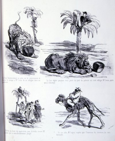 Illustration for The Art of fattening and losing weight by Amédée de Noé