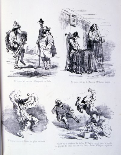 Illustration for The Art of Fattening and Losing Weight by Amédée de Noé