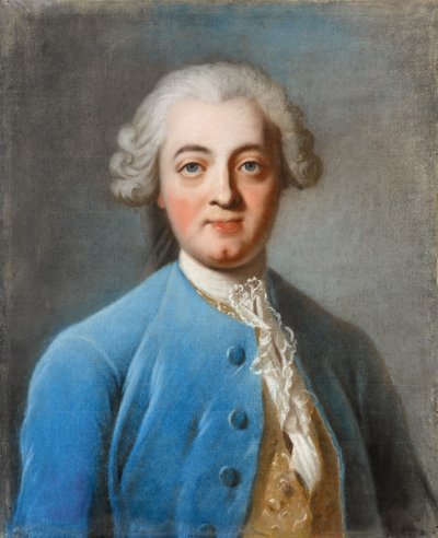Portrait of Claude Adrien Helvétius by Charles Amedee Philippe van Loo