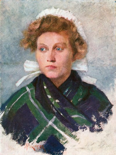 A Flemish Young Woman by Amedee (after) Forestier
