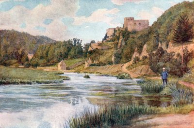 Chateau de Bouillon, in the Semois Valley by Amedee (after) Forestier