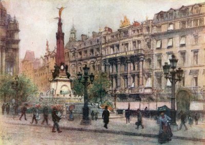 Place de Brouckere, Brussels by Amedee (after) Forestier