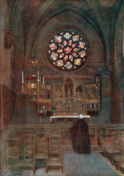 The Cathedral Chapel of St Joseph, Antwerp by Amedee (after) Forestier