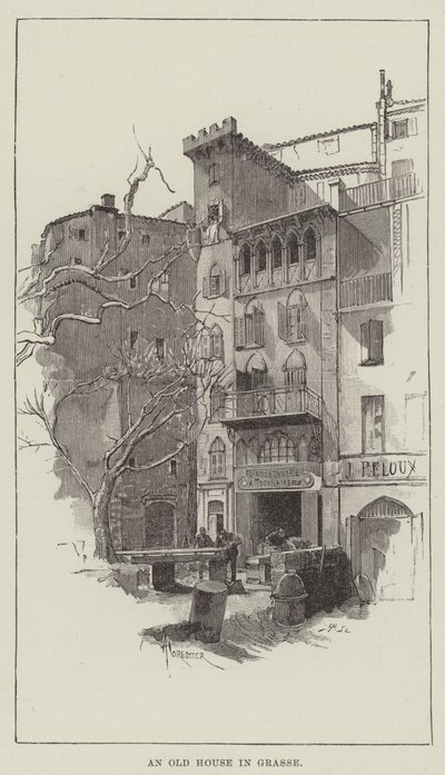 An Old House in Grasse by Amedee Forestier