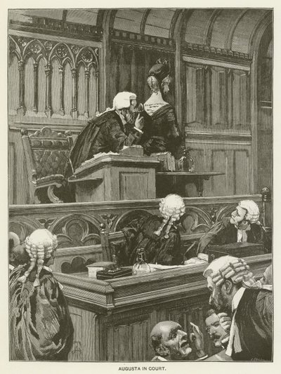 Augusta in Court by Amedee Forestier