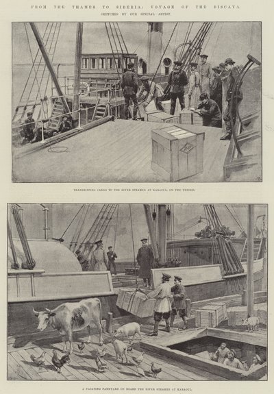From the Thames to Siberia, Voyage of the Biscaya by Amedee Forestier