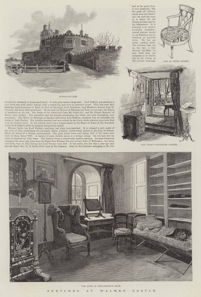 Sketches at Walmer Castle by Amedee Forestier