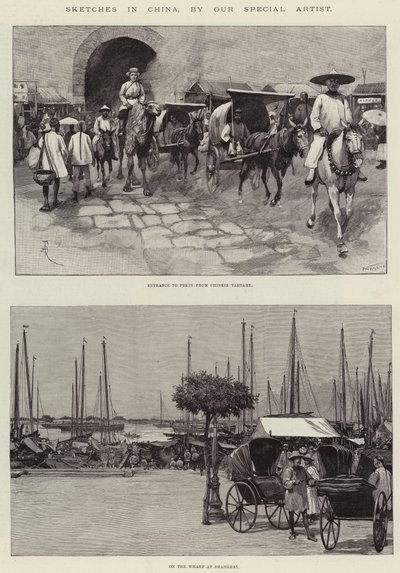 Sketches in China by Amedee Forestier