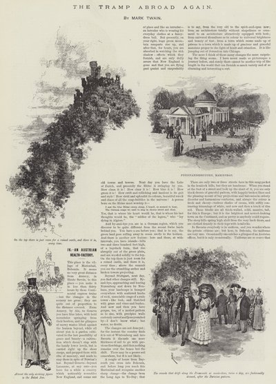 The Tramp Abroad Again, by Mark Twain by Amedee Forestier