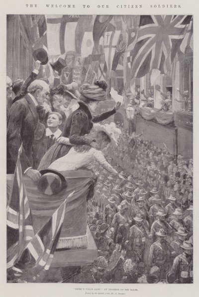 The Welcome to Our Citizen Soldiers by Amedee Forestier