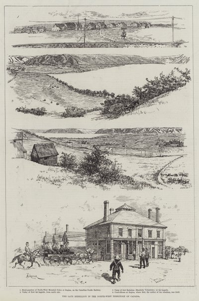 The Late Rebellion in the North-West Territory of Canada by Amedee Forestier