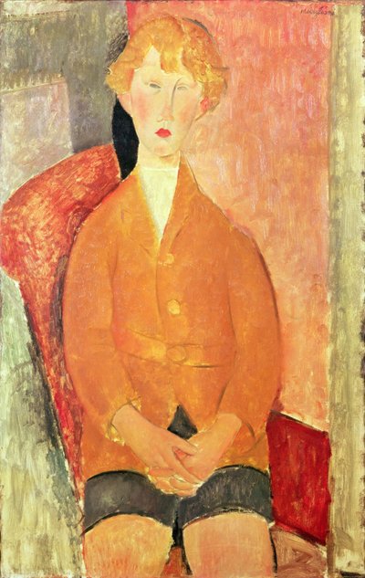 Boy in Shorts by Amedeo Modigliani