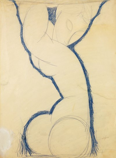 Caryatid by Amedeo Modigliani