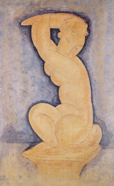 Caryatid by Amedeo Modigliani