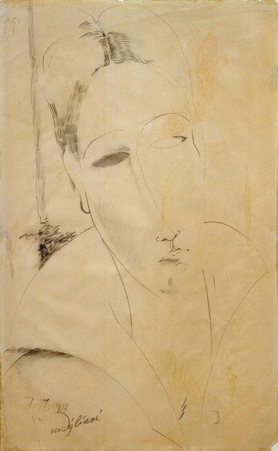 Hanka Zboroska by Amedeo Modigliani