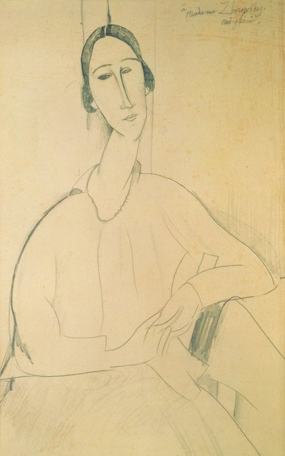 Hanka Zborowska by Amedeo Modigliani