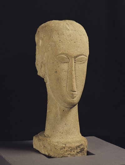 Head, c.1911-12 by Amedeo Modigliani