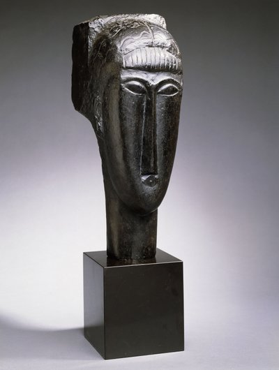 Head of a Woman with a Fringe by Amedeo Modigliani
