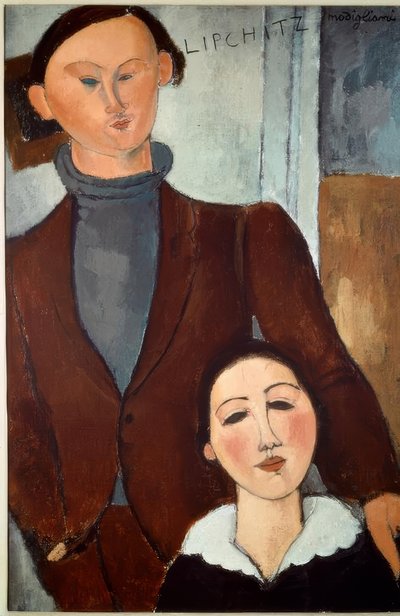 Jacques Lipchitz and His Wife by Amedeo Modigliani