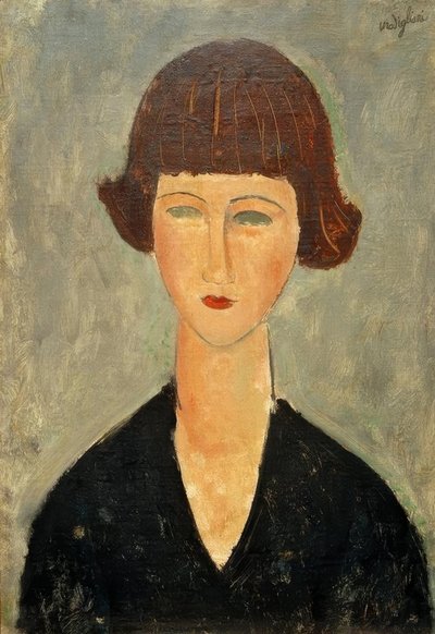 Young Brunette by Amedeo Modigliani