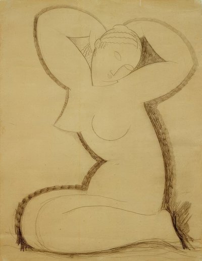 Caryatid by Amedeo Modigliani