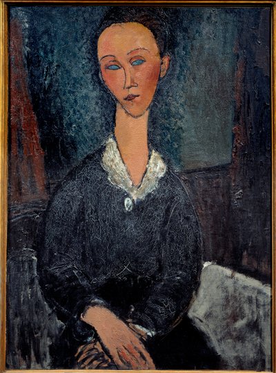 The Woman with the White Collar by Amedeo Modigliani