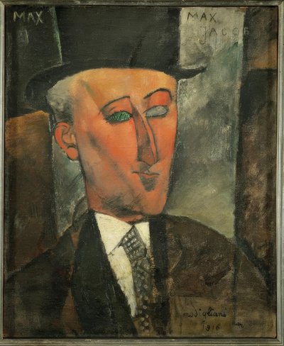 Max Jacob by Amedeo Modigliani