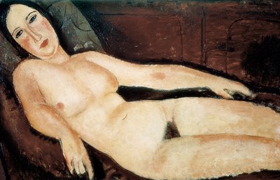 Naked on a couch by Amedeo Modigliani