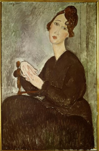 Portrait of Dedie (Odette Hayden) by Amedeo Modigliani